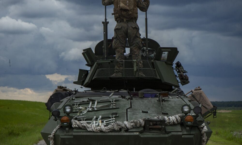 Who made the first military vehicle