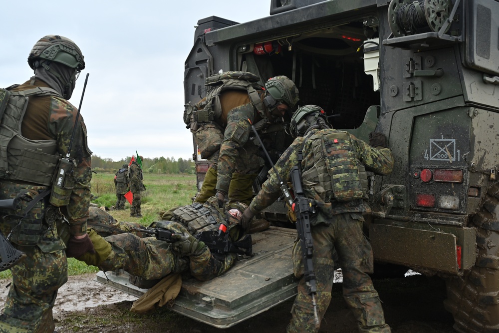 German WW2 vehicle with period-accurate camouflage pattern