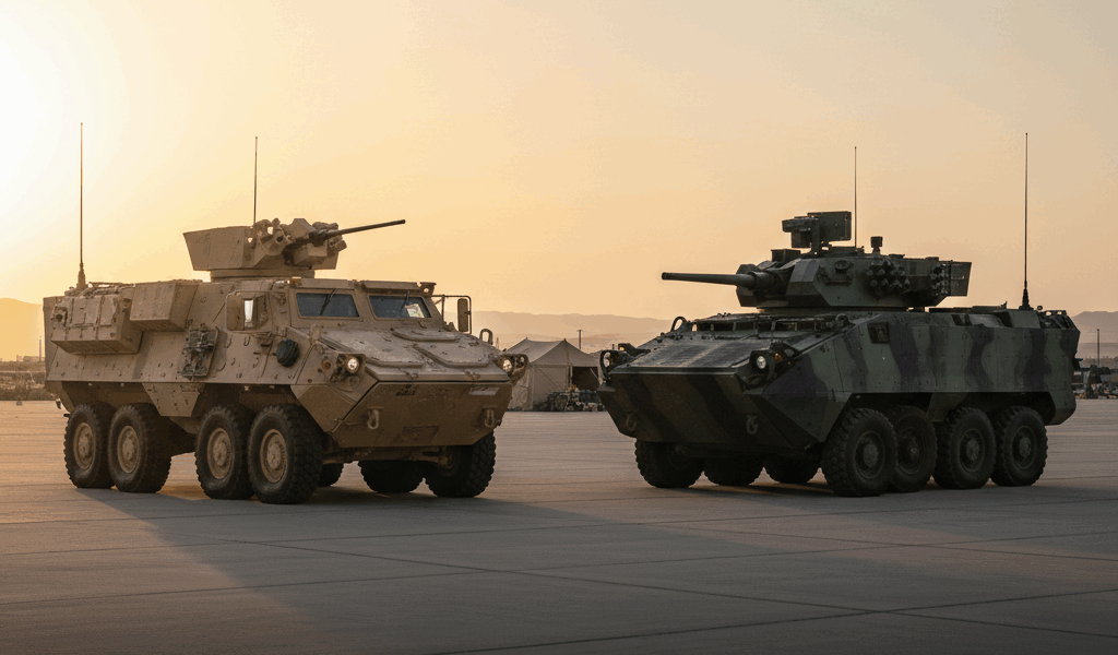 Stryker vs LAV-25