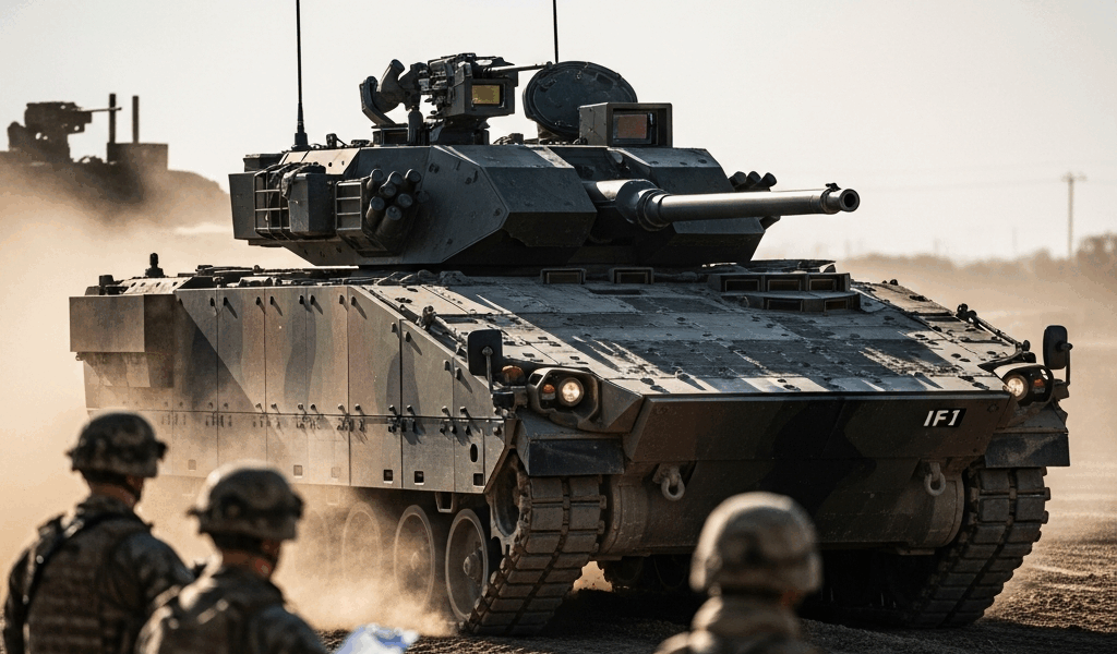 modern infantry fighting vehicle prototype, military testing