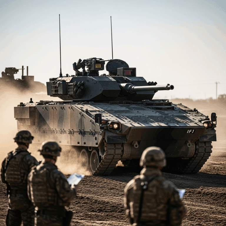 modern infantry fighting vehicle prototype, military testing