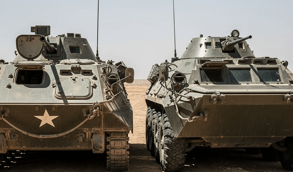 M113 vs BTR-60 Cold War APC Showdown