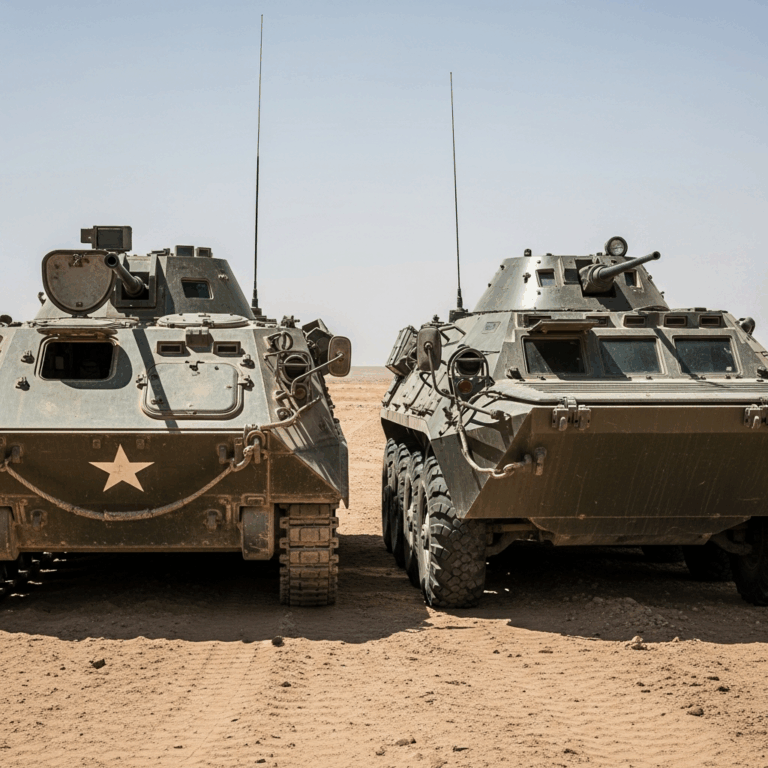 M113 vs BTR-60 Cold War APC Showdown