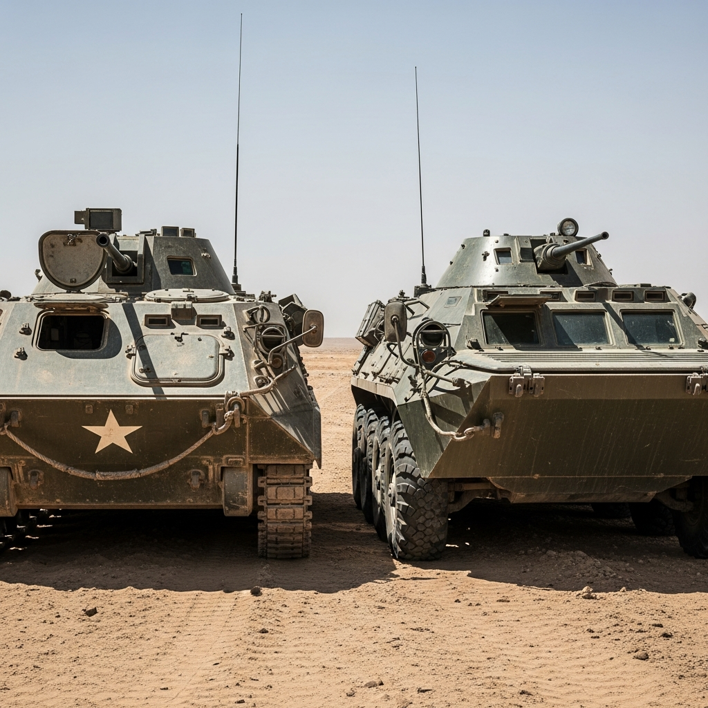 M113 vs BTR-60 Cold War APC Showdown