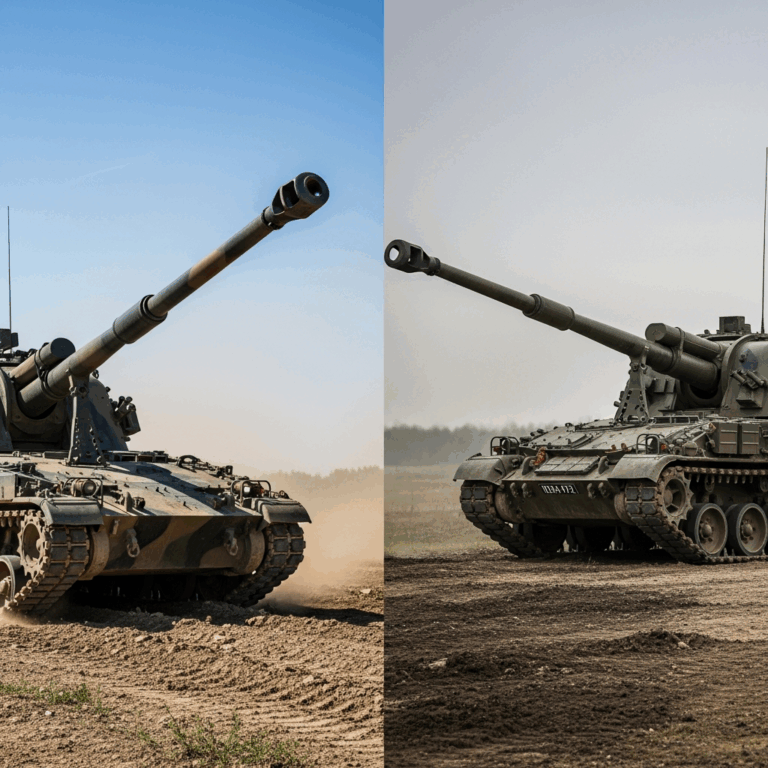 M109 Howitzer vs 2S1 Gvozdika Artillery Comparison