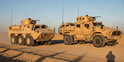 Fuchs Armored Personnel Carrier vs Cougar MRAP