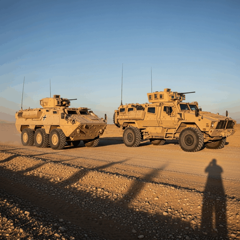 Fuchs Armored Personnel Carrier vs Cougar MRAP