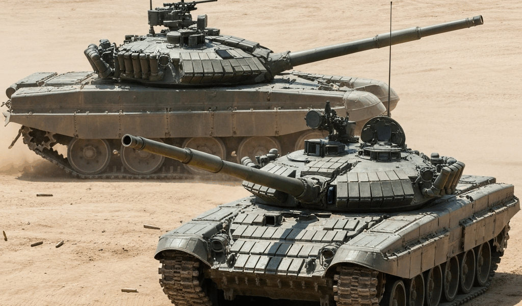 T-72 vs T-90 Main Battle Tank Upgrades