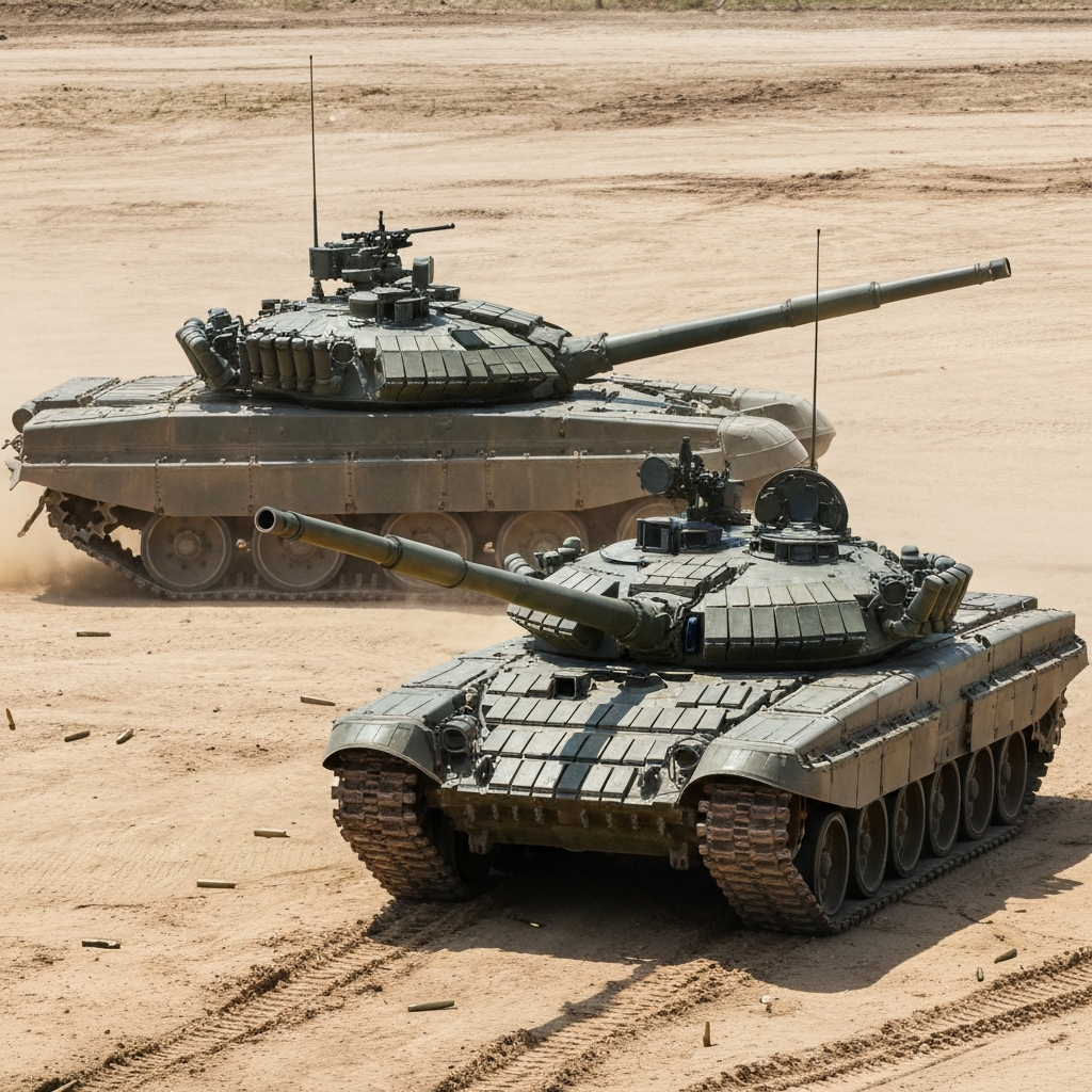 T-72 vs T-90 Main Battle Tank Upgrades