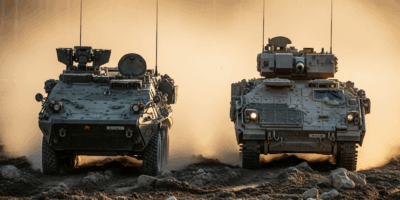 Stryker 8x8 vs Bradley Fighting Vehicle Mobility